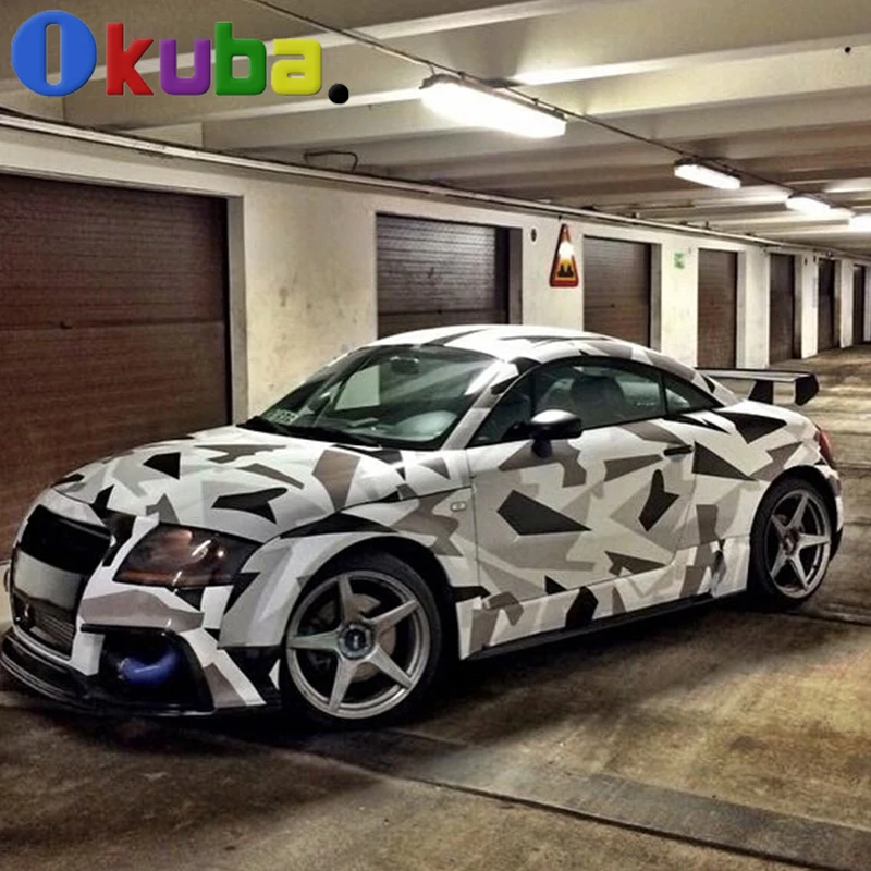 schwarz weiß camo vinyl auto wrap rolle pvc styling kleber aufkleber auto wrap