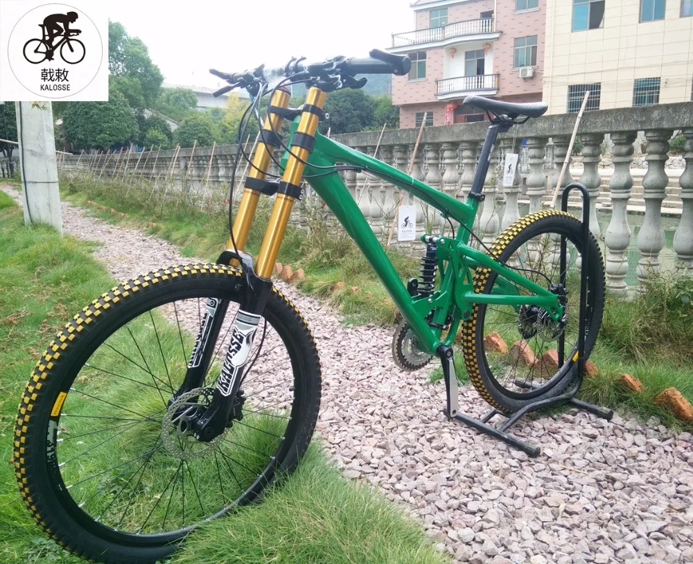 Excellent Kalosse  M610   30 speed  AM/XC    26*2.35 tires  bicycle   DH  20mm barrel shaft  Full suspension mountain bike 1