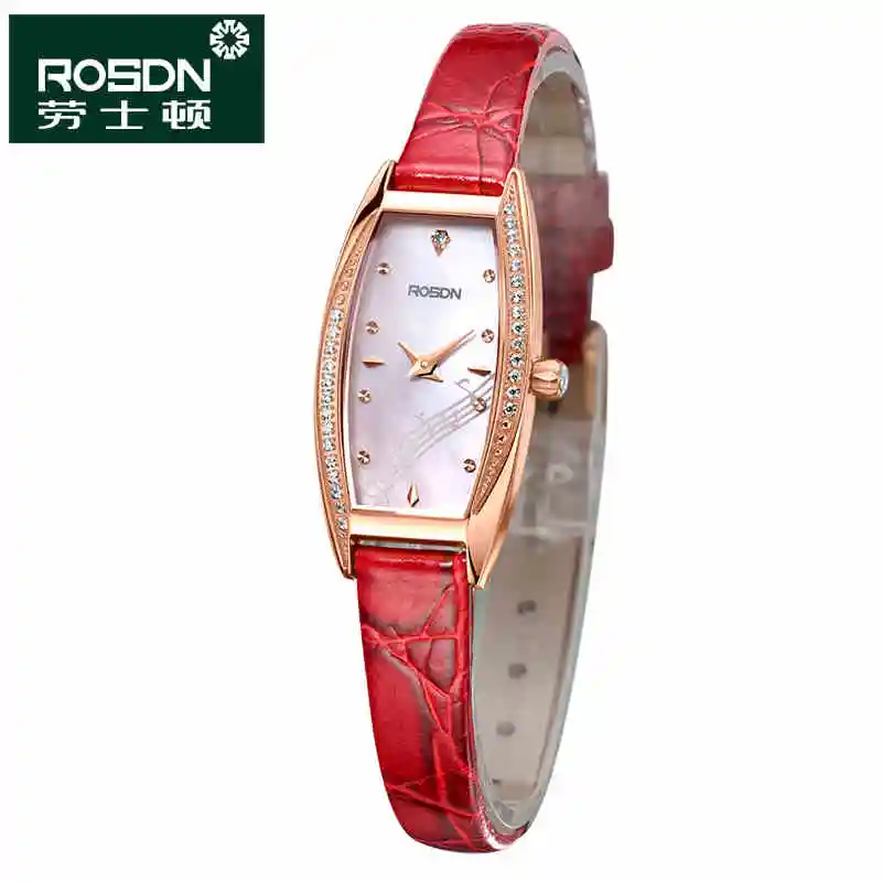 ROSDN 2016 Luxury Women Quartz Waterproof Watch Montre Femme De Marque Fashion Casual Elojes Luxury Leather