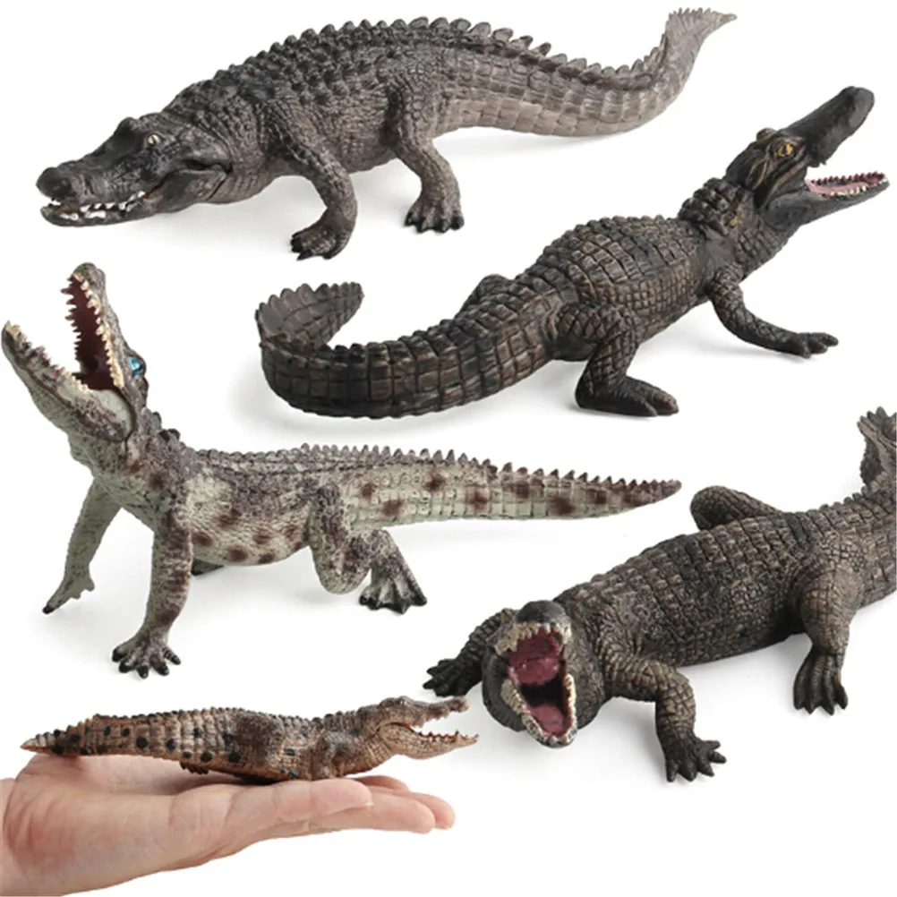 

High Quality Action & Toy Figures Collection Gift for Kids Crocodile Simulation Animal Model