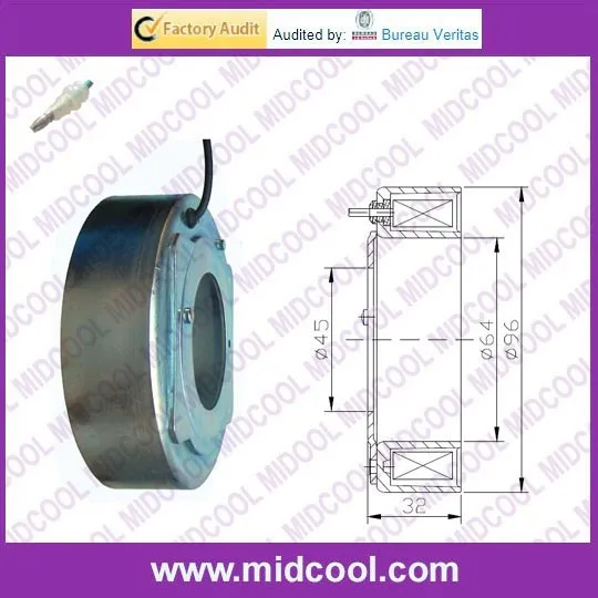 

Auto AC Compressor Clutch Coil FOR BMW X5 CALSONIC CWV717 12V