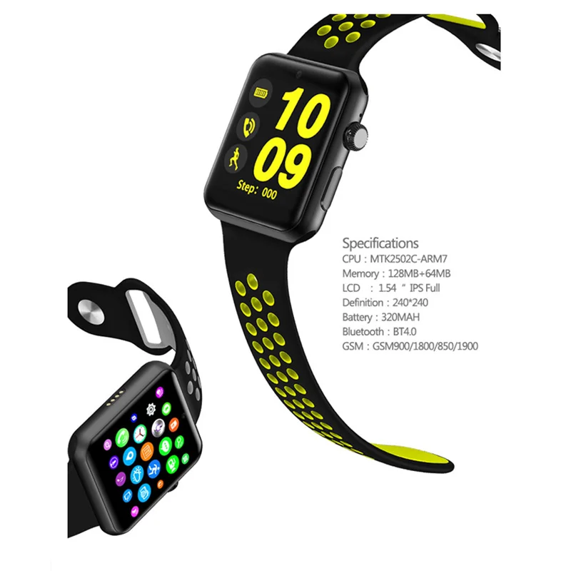 

Smart Watch Men smart phone 2G GSM SIM Card Smartwatch Android relogio inteligente PK DM09 QW08 S8 GT08 Relogio for apple watch