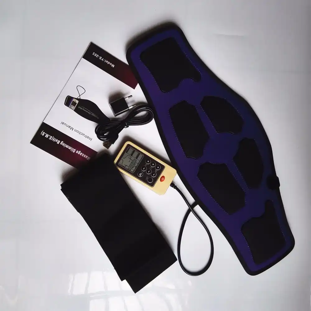 EMS heating belt slimming massage electric pulses EMS trainer muscle