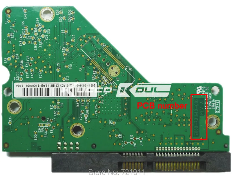 

HDD PCB logic board circuit board 2060 701640 002 for 3.5 inch SATA hard drive repair hdd date recovery