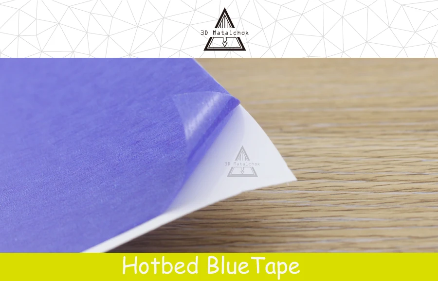 Детали для 3D принтеров, 5 шт., синяя термо-бумажная лента, 200 мм x 210 мм, нагревательная кровать, маляры, высокотемпературная резиновая полиимидная клейкая лента, Makerbot