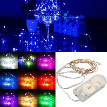 

6 pcs 20 LED String Lights Fairy Starry String Light CR2032 Powered for Outdoor Indoor Christmas Wedding Decoration