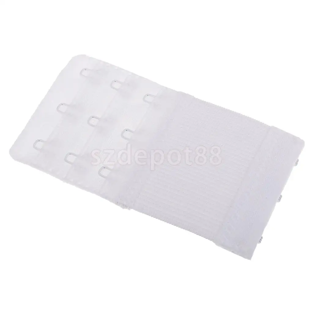 Women 3 Colours Bra Extender 3 Hooks 3 Row Elastic Bra Extension Strap Women's Lingerie Accessories