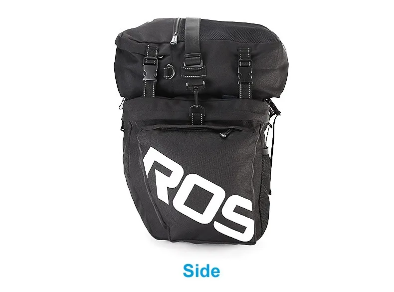 Sale ROSWHEEL Bike Accessories 37L MTB Mountain Bike Rack Bag 3 in 1 Multifunction Road Bicycle Pannier Rear Seat Trunk Bag 15