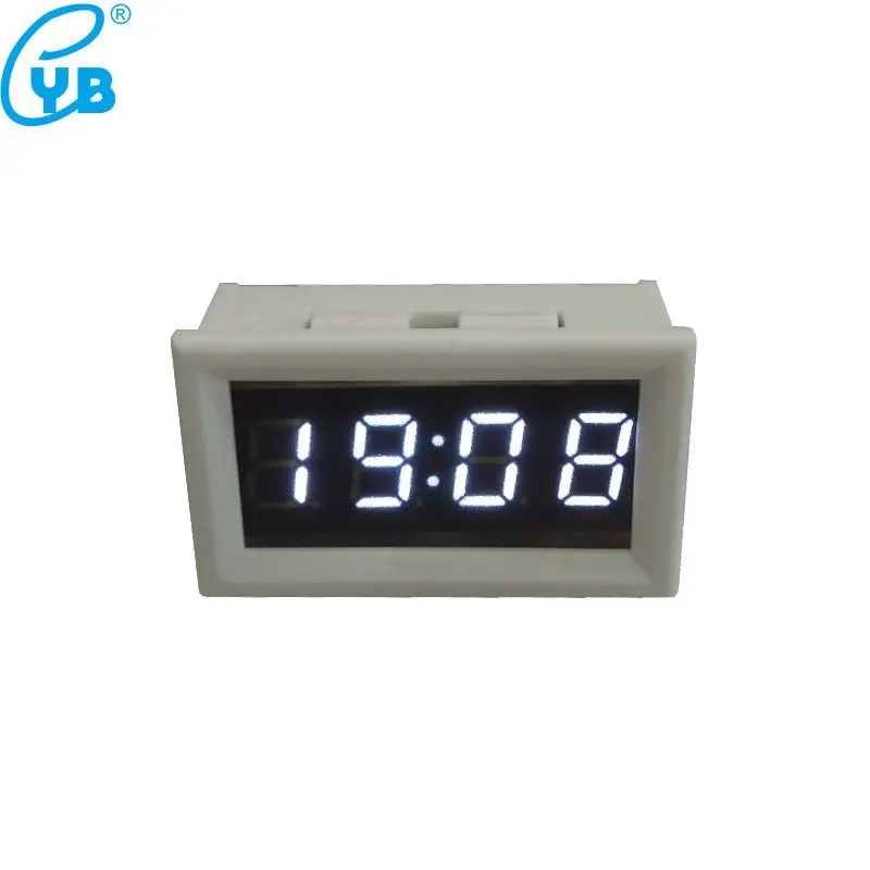 Электрические часы дата год месяц день час минут секундный таймер светодиодный цифровые часы для е-байка 4-знака после запятой поставить Напряжение DC 4,5-30 в