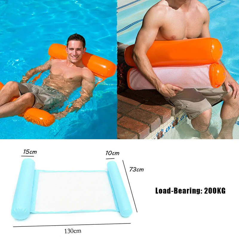 

Creative Inflatable Hammock Swimming Mattress Pool Float Water Float Lounger Chair Swimming Pool Inflatable Circle Adult Pool DA