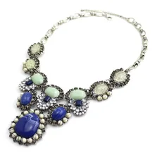 2016 Women Luxury Necklace Female Retro Hyperbole Jewelry Statement Necklace Choker Sweater Chain Maxi Necklace Collier Femme
