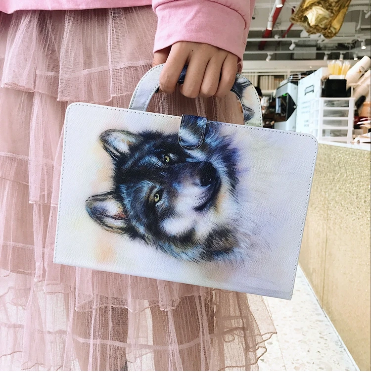 Чехол-книжка с откидной крышкой для iPad Pro 11, кожаный бумажник с милой кошкой и пандой для нового iPad Pro 11, чехол Etui Capinha