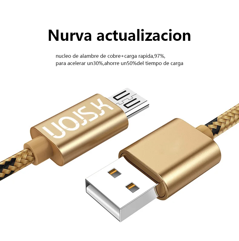 1 м 2 м Micro USB кабель 3A Быстрая зарядка Microusb зарядное устройство шнур для samsung huawei Xiaomi LG Andriod Microusb Кабели для мобильных телефонов