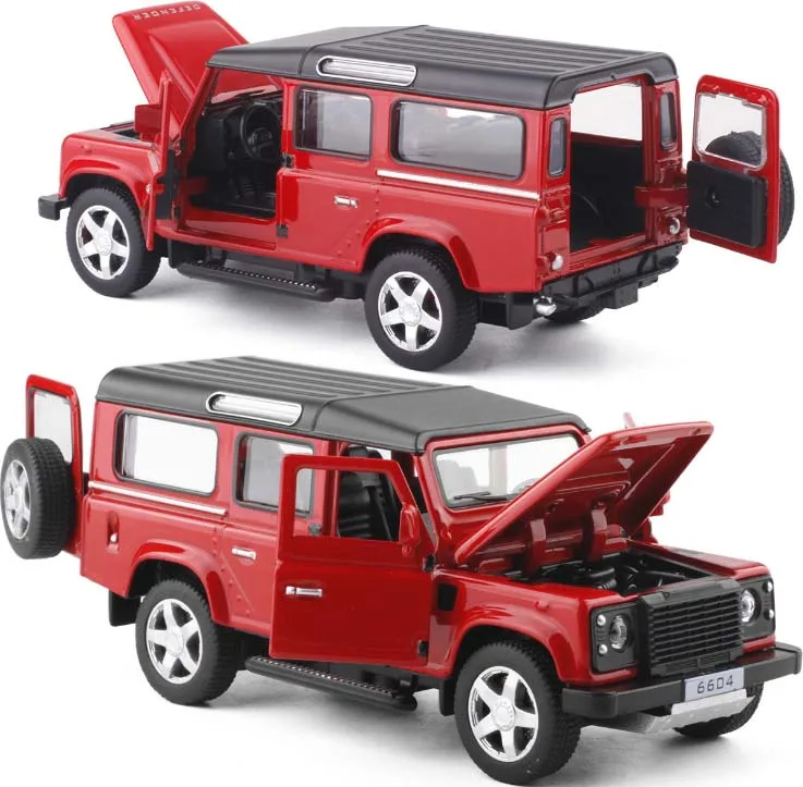 US $11.22 18% OFF|1:32 Excellent SUV Defender 4 Diecast Alloy Metal Cars Toy 4 Doors Openable Light Music Pull Back Car Toys For Kids Gifts|Diecasts & Toy Vehicles| | - AliExpress