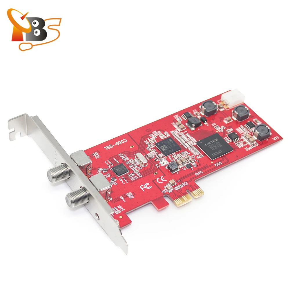 TBS6903 совместим с EUMETCast Professional DVB S2 тюнер PCIe Card поддерживает CCM ACM VCM мультивходной