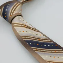 Yibei Coachella галстук коричневый шеи Галстуки микрофибры граничит оранжевый пледы коричневый, черный серый Диагональ Полосатый Галстуки узкие Corbata