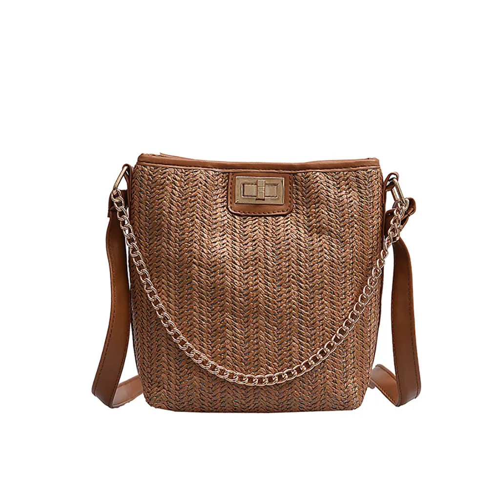 Сумки для женщин женская Соломенная универсальная сумка-мессенджер модная сумка на одно плечо высокого качества мягкие повседневные маленькие квадратные пакеты
