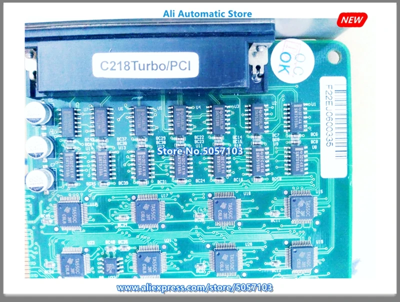 C218TURBO PCI натуральная мокса интеллигентая (ый) 8 Порты и разъёмы RS 232 Универсальный