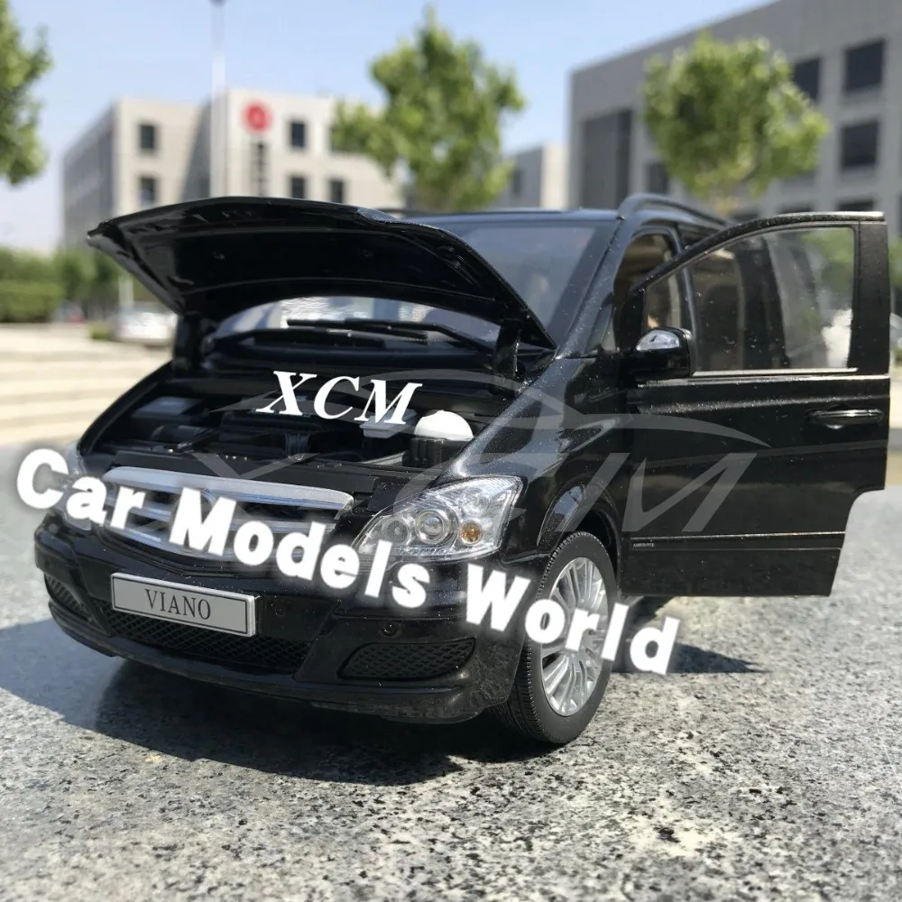 Литая модель автомобиля для Viano Business Car MPV 1:18 (черный) + небольшой подарок!|Наземный