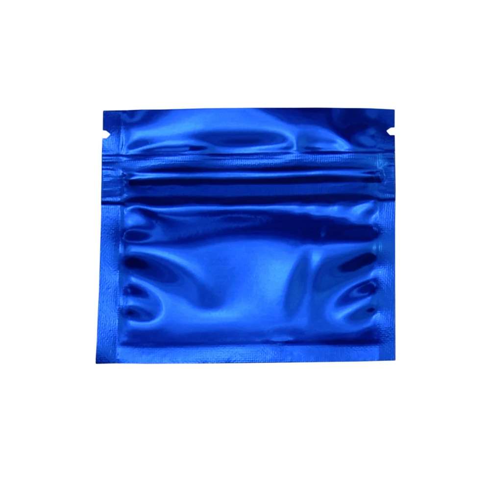 7,5*6 см тепловое уплотнение алюминиевой фольги Ziplock сумки плоский пакет на замке-молнии мешок Розничная Пластиковая фольга сумки на молнии