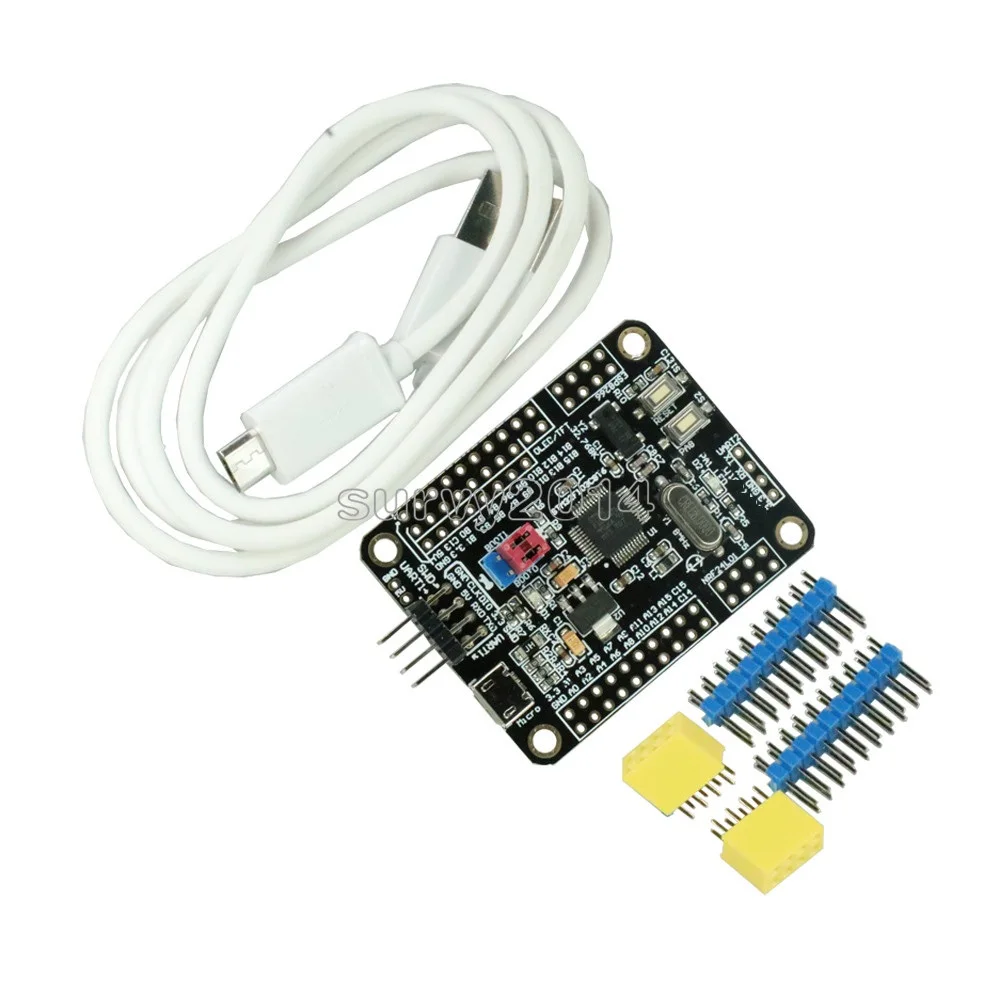 STM32F103C8T6 ARM Мини-система макетная плата STM32 макетная основная плата DC 5 в wifi ESP8266/NRF24L01/WS1053 W5500 интерфейс