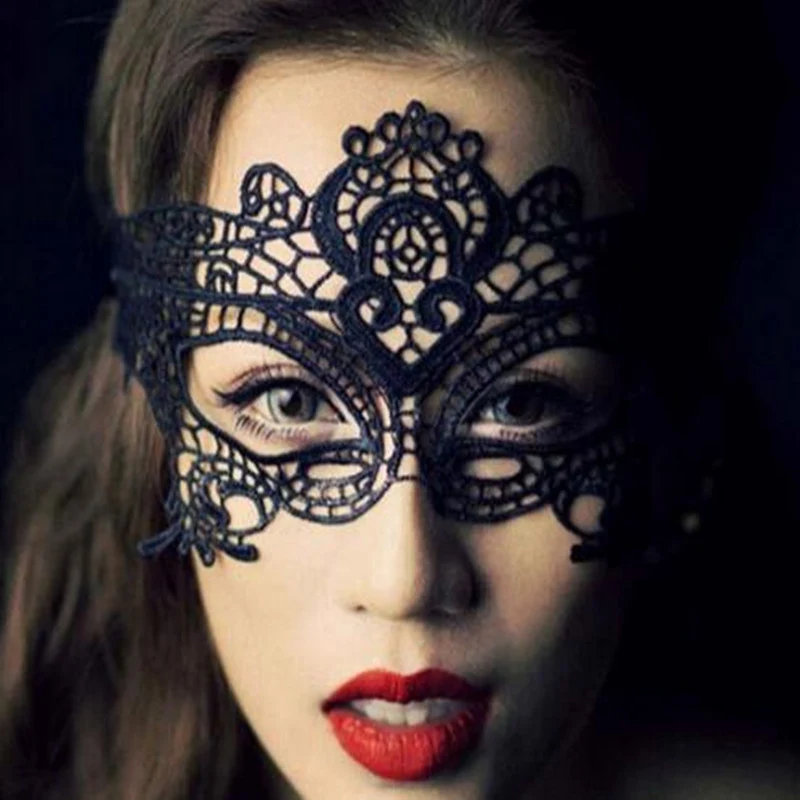 1 шт полые очаровательные женские кружевные вечерние декоративная маска красивые белые черные карнавальные маскарадные маски для новогоднего макияжа вечерние украшения