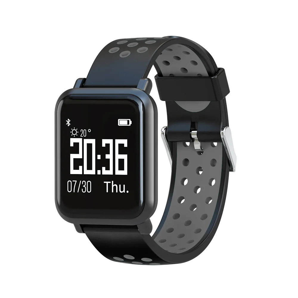 

SN60 Smart Bracelet Silica Gel On Wrist Heart Rate Blood Pressure Blood Oxygen Sleep Monitoring Smart Wristbands