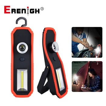 

High Power LED Work Light Rechargeable Work Lamp Portable Lantern Searchlight LED Focus Rechargeable Magnetic Hanging Hook Lamp