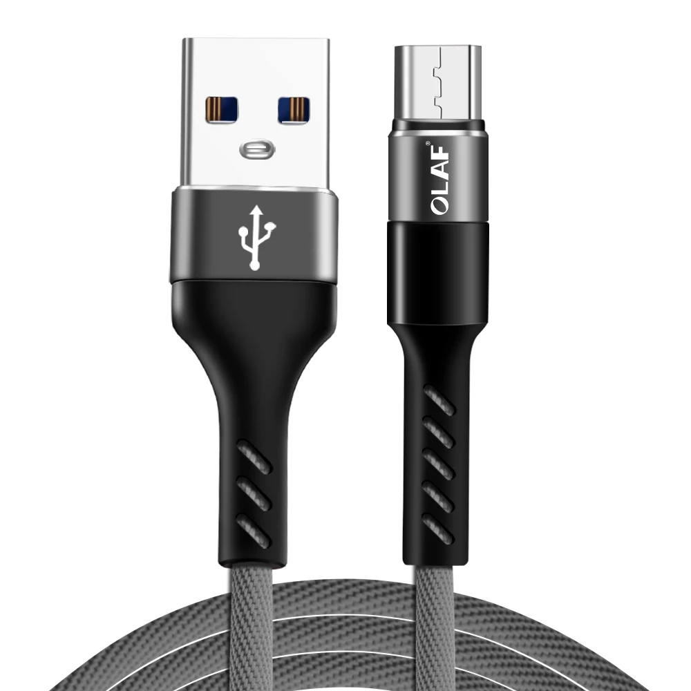 Олаф usb type C кабель USB зарядное устройство кабель для samsung S9 S8 Plus 1 м Micro USB кабели для Xiaomi Redmi Note 5 Pro 2A Быстрая зарядка