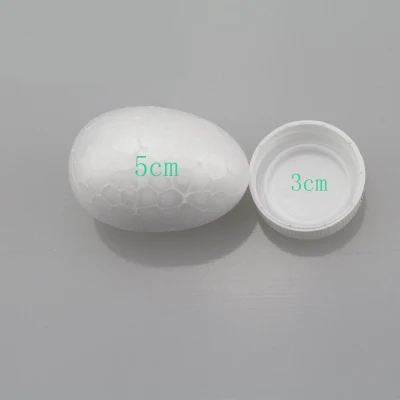 Polystyrene Styrofoam white Easter eggs Foam Ball for children kids DIY handmade materials Crafts balls 3 4