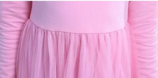 4-13Y Girl Cotton Tulle Dress 2017 Autumn Children Party Dresses Fashion Girl Fall Dress Embroidery Childrens Clothes 7 101-10