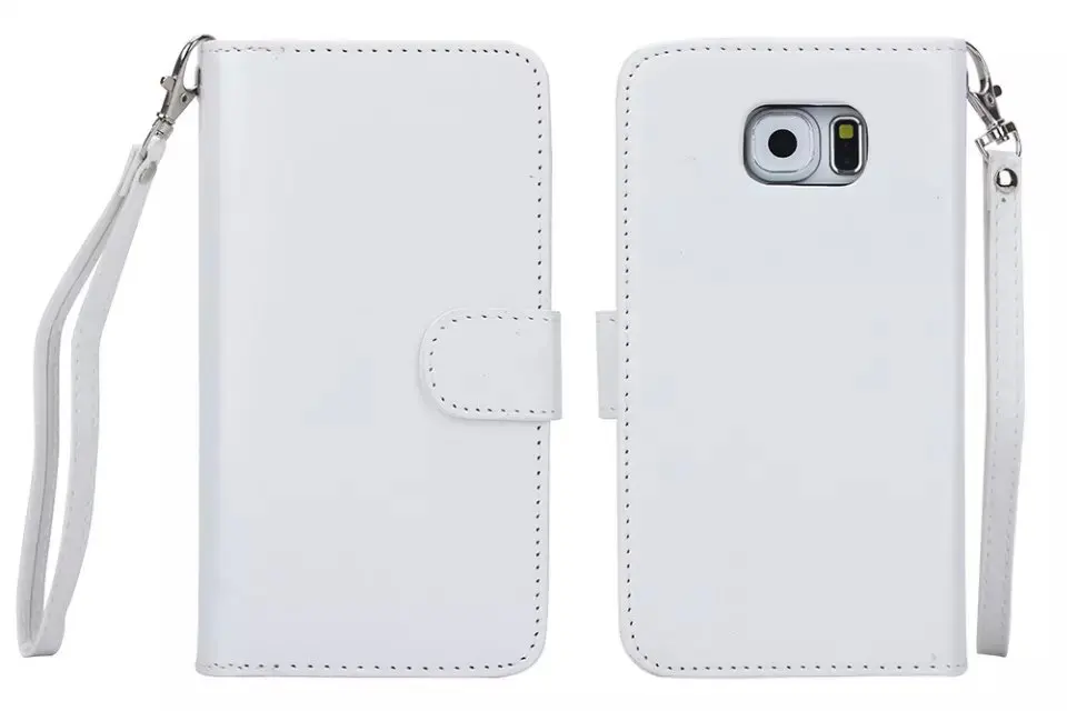 Кожаный чехол с отделениями для съёмный корпус для samsung Galaxy S9 S8 плюс S7 S6 Edge Plus S5 обратите внимание, для девочек от 5 до 8 лет Flip Cover 2 в 1 чехол-бумажник