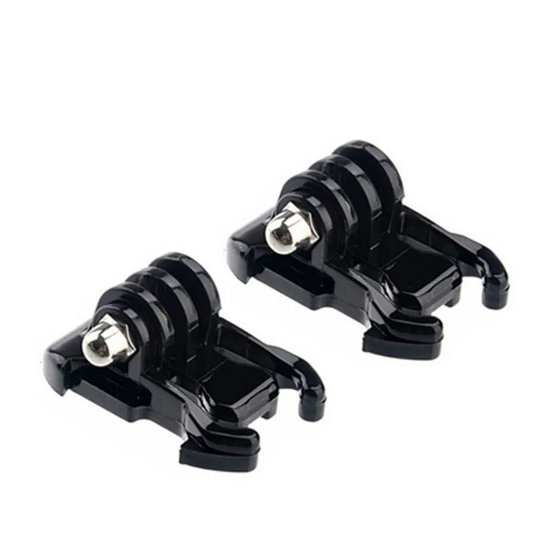 

For Go pro Accessories 2pcs Helmet Mount Base Adapter Buckle For Gopro 7 4 5 6 SJCAM SJ4000 for Xiaomi Yi Eken H9 Action Camera