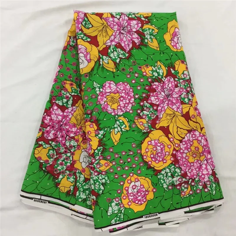 

Stone wax Ankara fabric high quality african print fabric african Hollandai' 6 yards per lot cotton cloth material !XM052623
