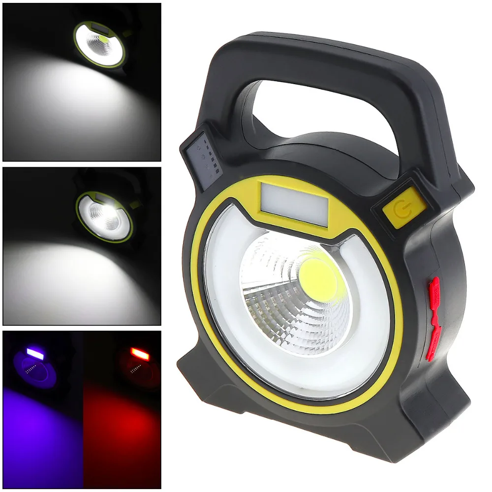 Portable Waterproof 5W 2400LM COB LED Floodlight Work Light Emergency