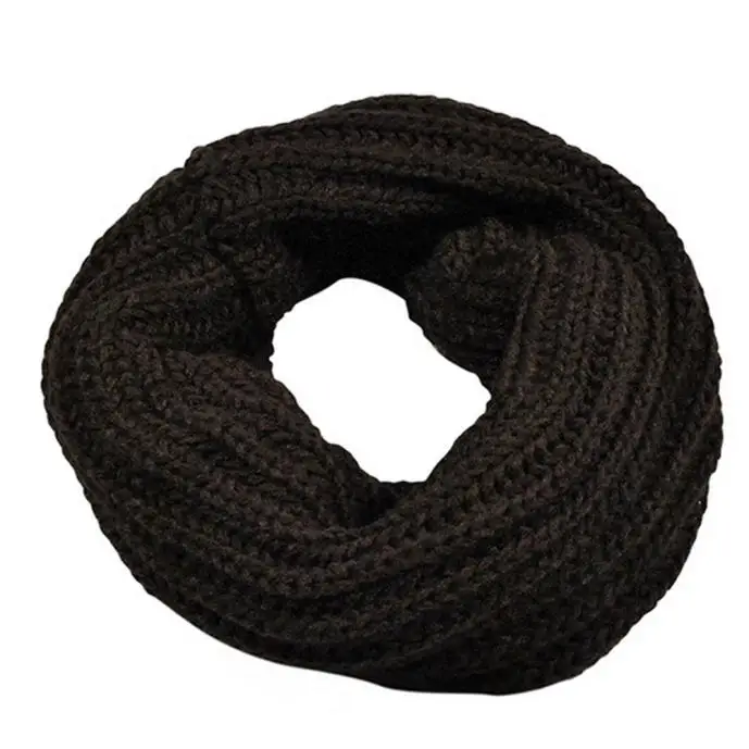Scarf Women 2019 Knitted Wrap Circle Wool Shawl Wi