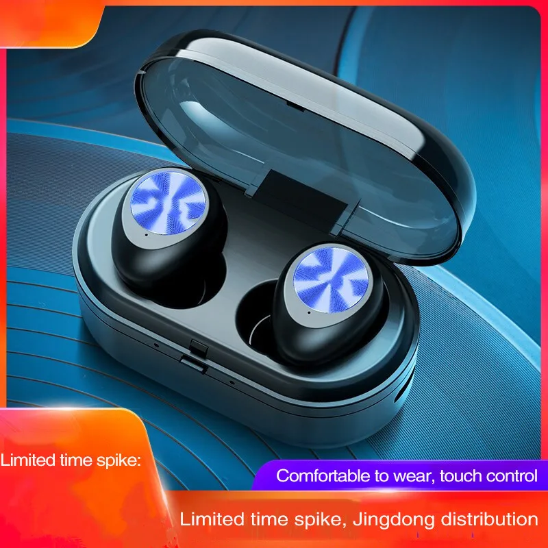 

HIFI Bluetooth Headphones TWS Earbuds Wireless 5.0 Bluetooth Earphones Stereo Bluetooth Earphone with Mic and Charging Box