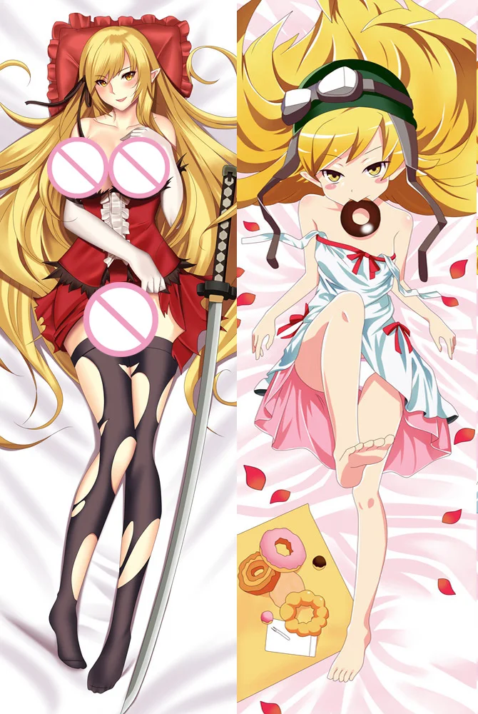 November update японская Аниме Bakemonogatari сексуальная девушка Oshino Shinobu Dakimakura наволочка для