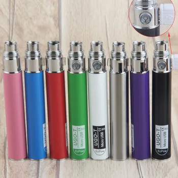 

Ugo T 2 Battery USB charge E Cigarette liquid Replaced EVOD Ego Ce4 CE5 atomiaer E cigs Hookah Ce4 Vaper pan smoke