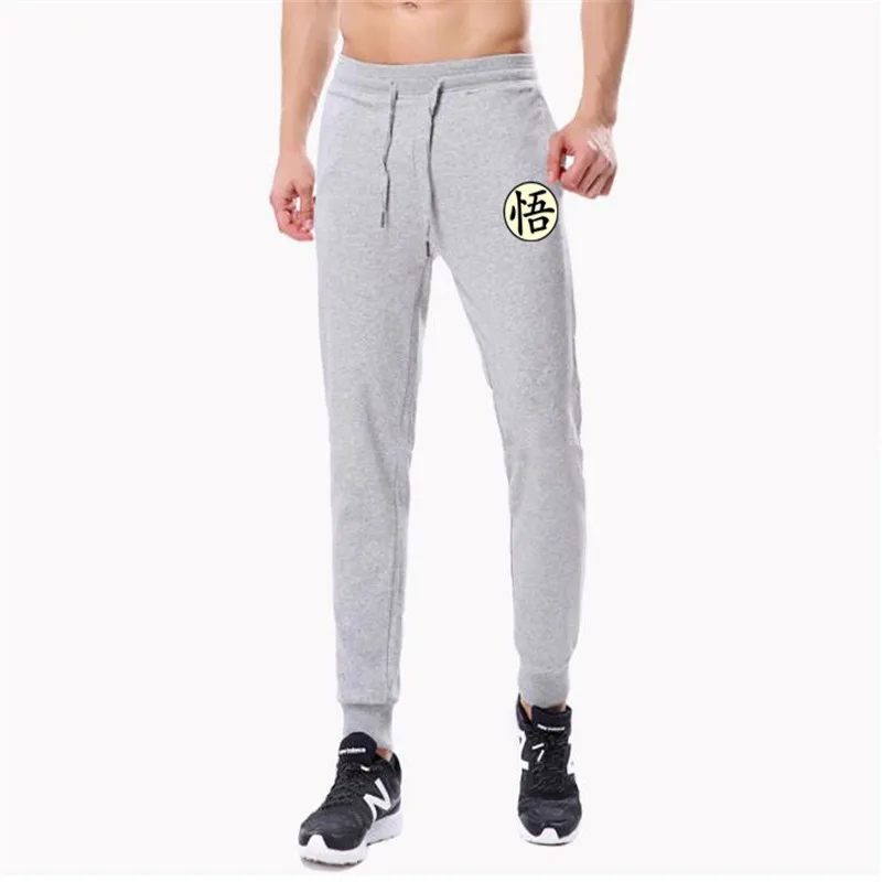 Новинка, фирменные мужские спортивные штаны с принтом логотипа, повседневные мужские спортивные штаны для бега, мужские брюки, спортивная одежда, штаны для бодибилдинга - Цвет: 1  gray