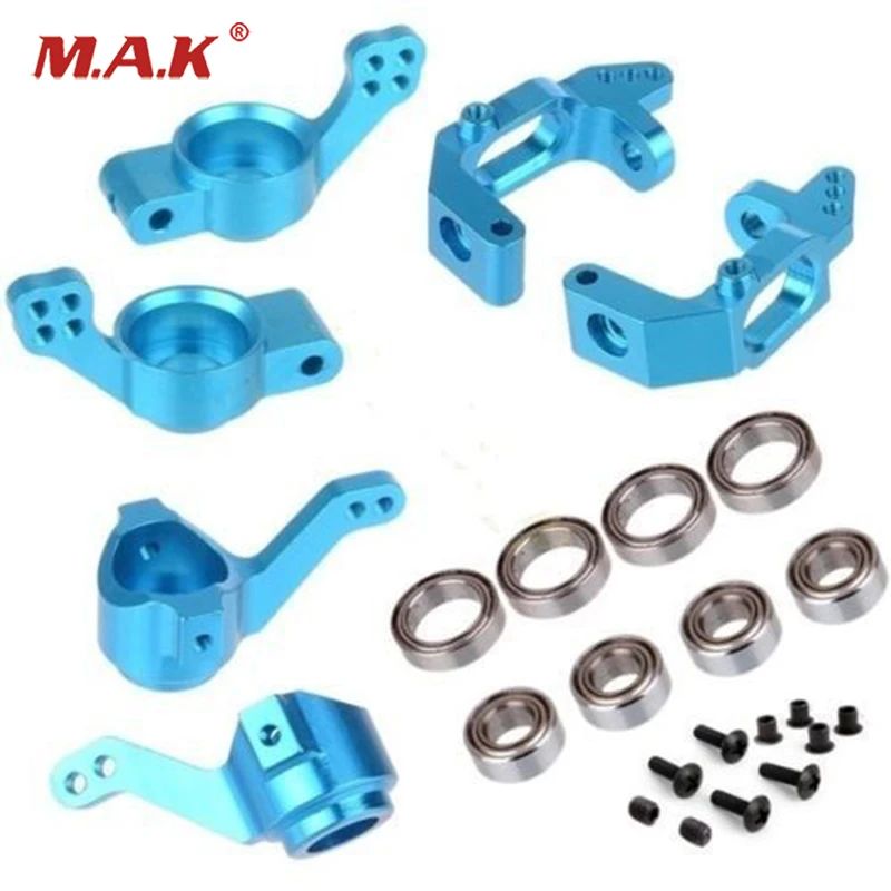 

Upgrade Parts Aluminum Front Hub Carrier Steering Hub Turnbuckle Shaft Set for 1:10 HSP RC Car 94111 94123 94188