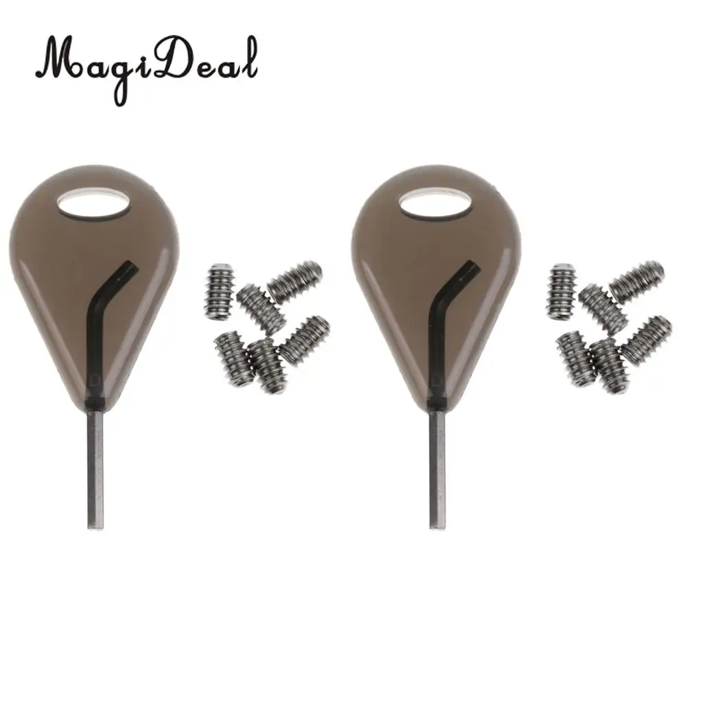 5.2cm Surf Board Fin Key Fin Replacement Accessory with 12Pcs Grub Screws for Surfboard Surf Board Long Board