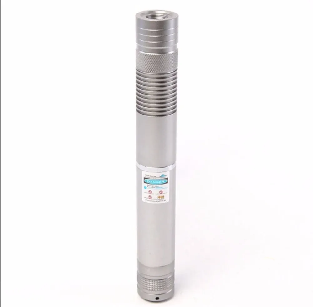 أقوى 450nm 500000 متر الليزر القلم التركيز مؤشر الليزر الأزرق قوية ورق السجائر حرق الليزر الشعلة مع 5 نجوم رؤساء