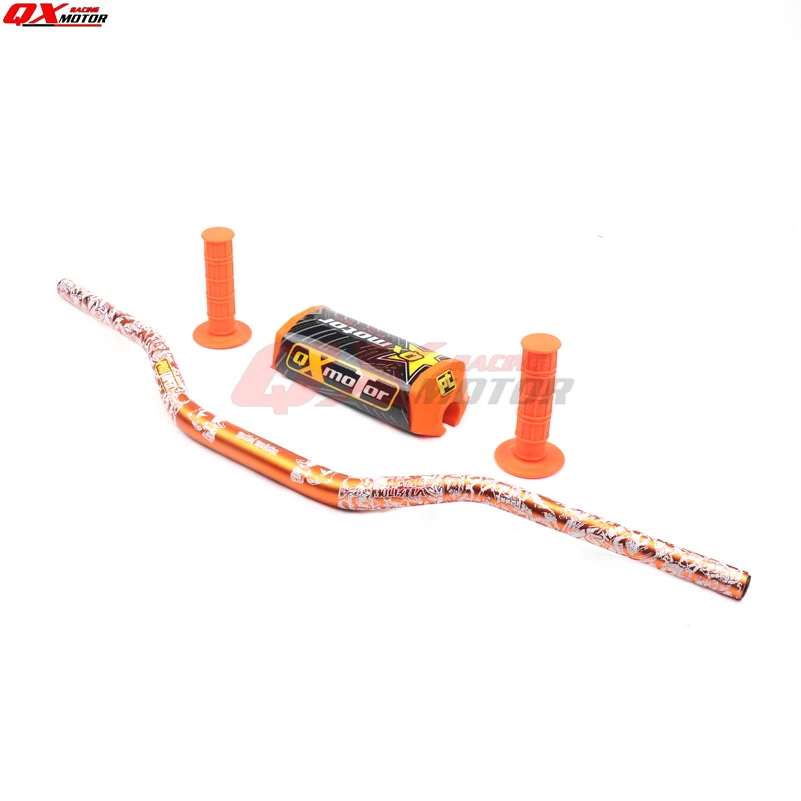 Мотоциклетные алюминиевые ручки 1/4 &quot28 мм с рукояткой и подушкой для CRF RMZ KXF YZ85 YZ125