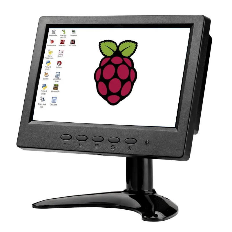 ZHIXIANDA 7 &quotHD монитор 1024x600 IPS ЖК экран Встроенный динамик для CCTV компьютера дома ПК