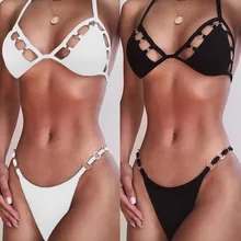 Womens Padded Push-up Bikini Bra Set Swimsuit Bathing Suit Swimwear Beachwear S-L Womens Padded Push-up Bikini Bra Set Swimsuit Bathing Suit Swimwear Beachwear S-L