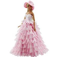 Princess font b Evening b font Party Clothes Wears font b Dress b font Outfit Set