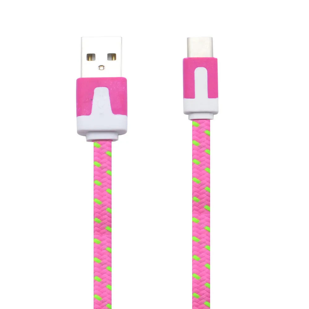 Натуральная нейлоновая плетеная USB 3,1 type-C кабель для зарядки и синхронизации данных 2 м oct18