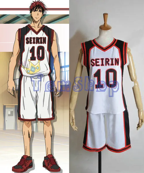 Kuroko no Basuke SEIRIN Kuroko Tetsuya/Kagami Taiga/Hyuga Junpei баскетбольный костюм для косплея Джерси Мужская Спортивная одежда Униформа