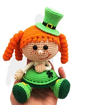 

crochet toys amigurumi Amigurumi crochet girls doll rattles number WS0049